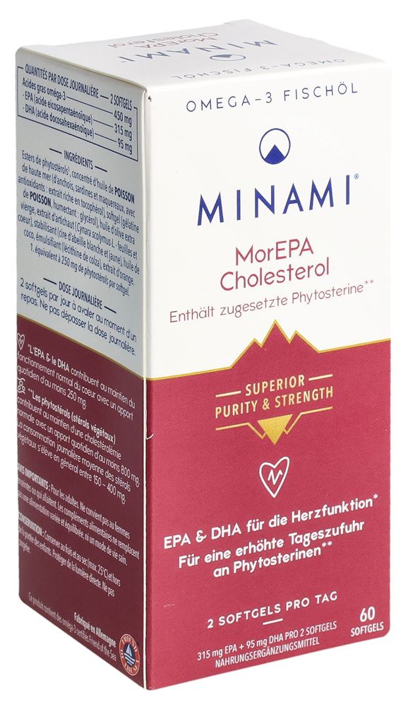 Minami MorEPA Cholesterol Weichkaps Ds 60 Stk
