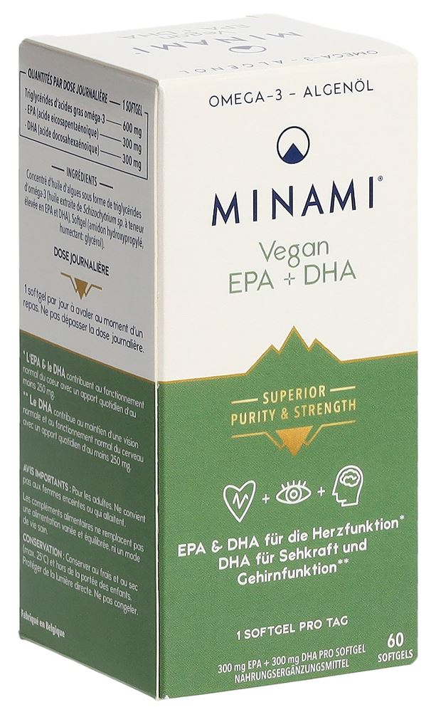 Minami Vegan Epa+Dha Weichkaps Ds 60 Stk