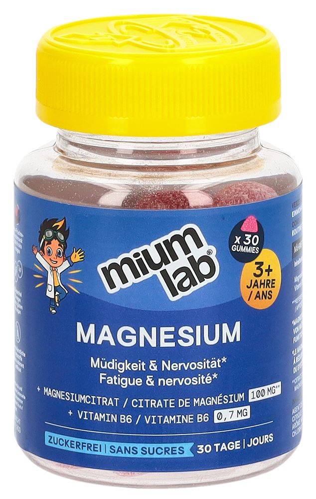 MiumLab Kids Gummies Magnesium Ds 30 Stk