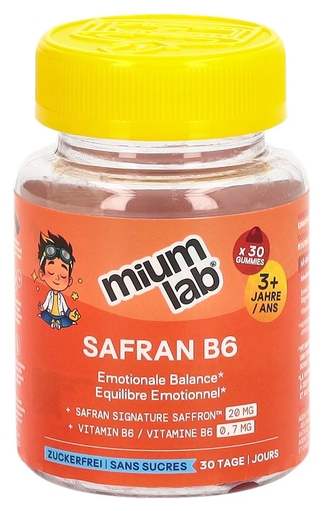 MiumLab Kids Gummies Safran B6 Ds 30 Stk