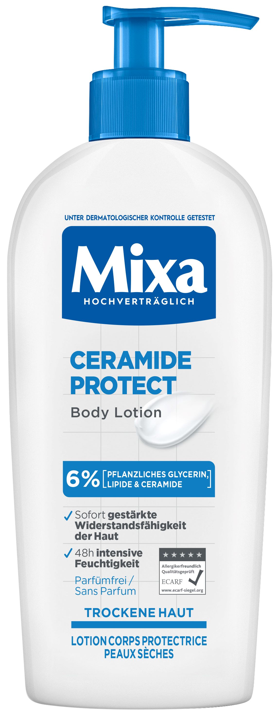 Mixa Ceramide Deep Moisture Feuchtigkeitsspendende Bodylotion bei trockener Haut 250 ml