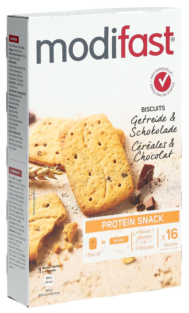 Modifast Biscuits Chocolat Getreide 4 x 50 g