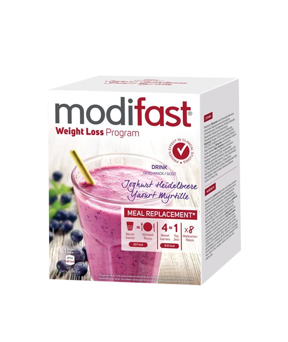 Modifast Drink Yoghurt Heidelbeere 8 x 55 g