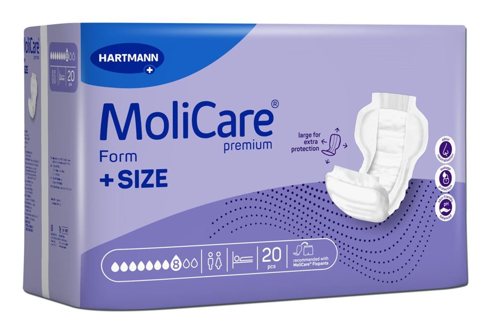 MoliCare Premium Form +Size 8D Btl 20 Stk
