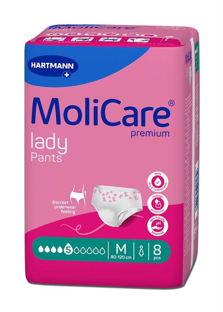 MoliCare Premium Lady Pants M 5 Tropfen Btl 8 Stk