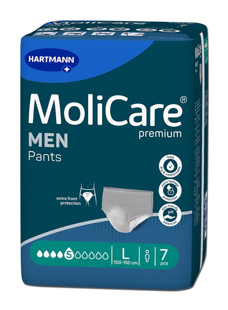 MoliCare Premium Men Pants L 5 Tropfen Btl 7 Stk