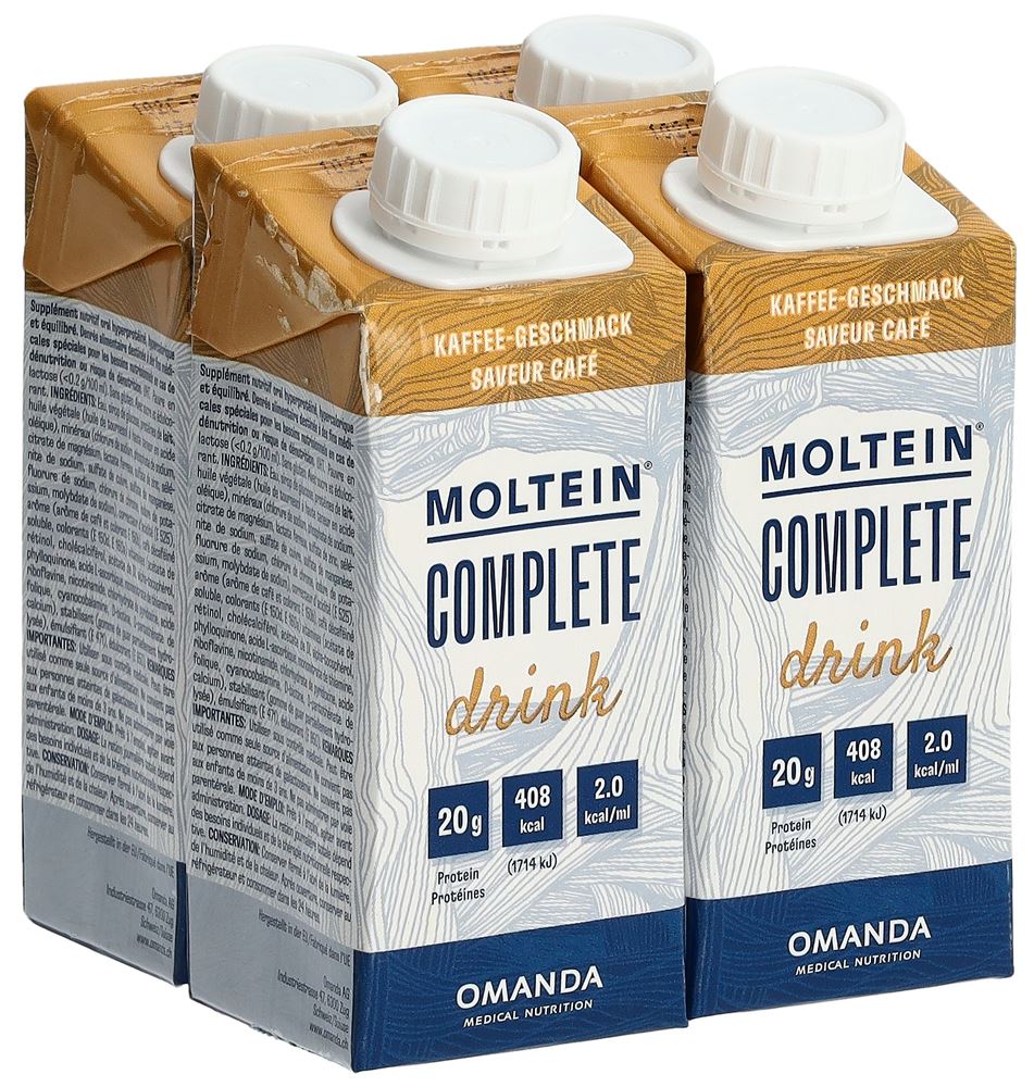 Moltein Complete Drink Kaffee 4 Tetra 200 ml