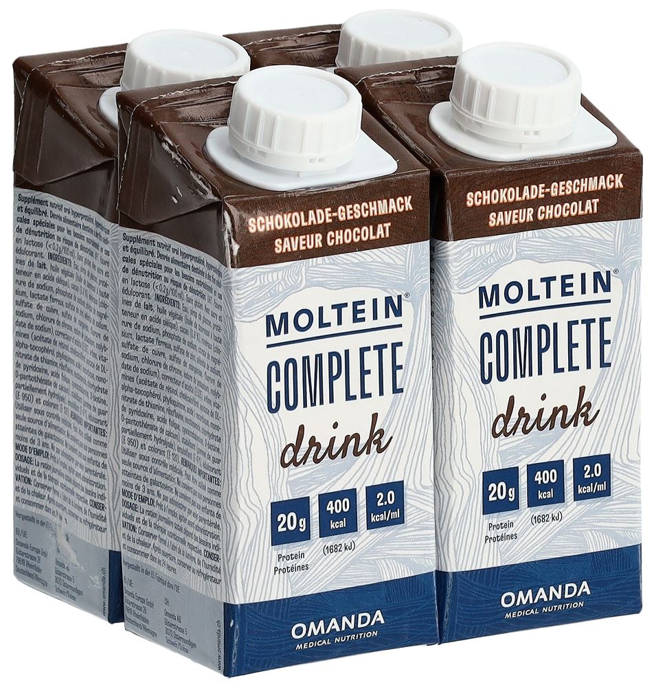 Moltein Complete Drink Schokolade 4 Tetra 200 ml