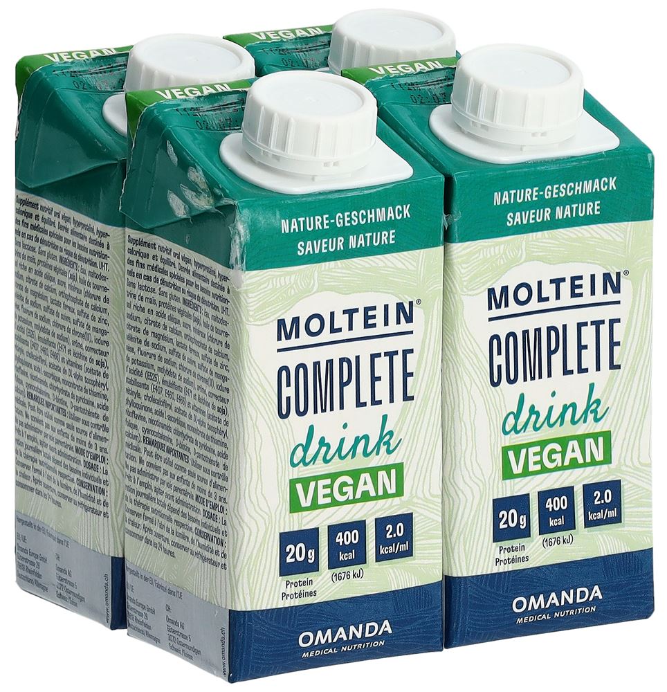 Moltein Complete Drink vegan nature 4 Tetra 200 ml