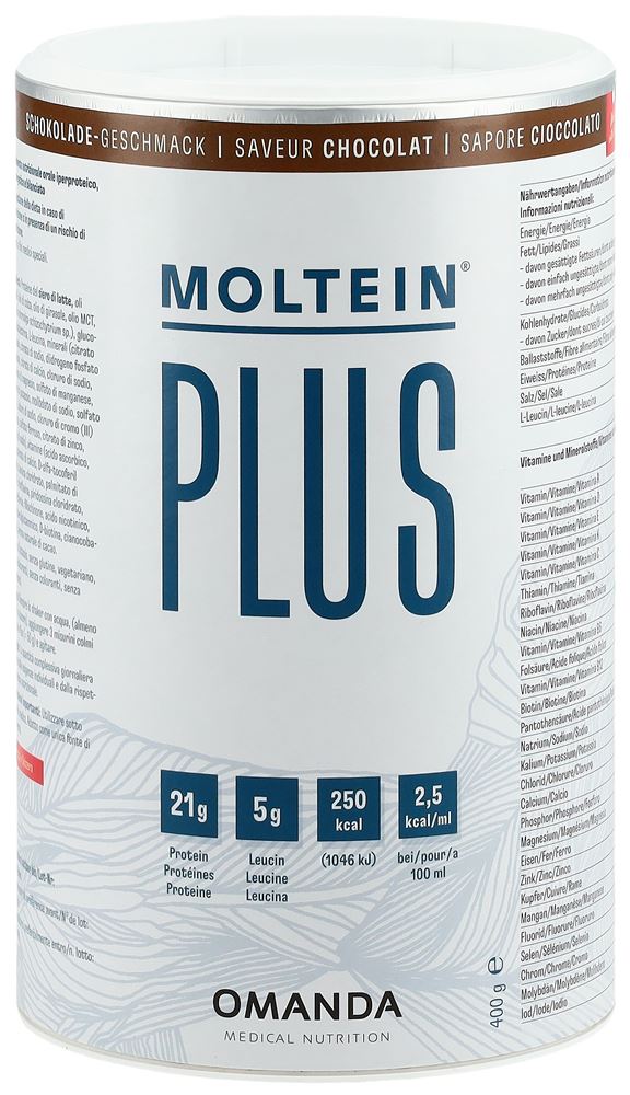 Moltein Plus 2.5 Schokolade Ds 400 g