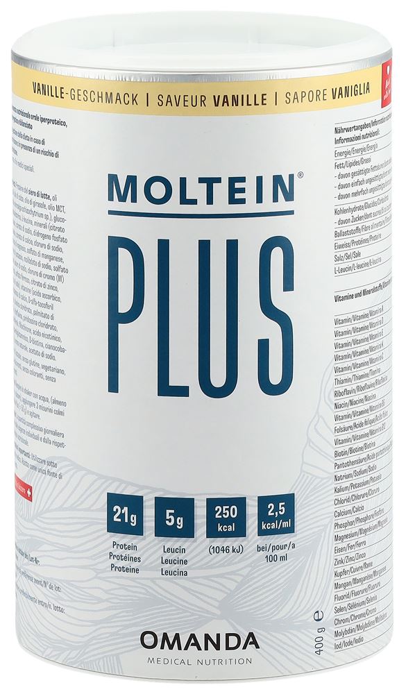 Moltein Plus 2.5 Vanille Ds 400 g