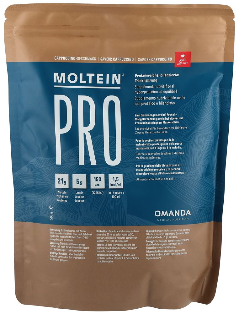 Moltein PRO 1.5 Cappuccino Btl 510 g