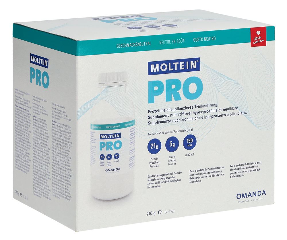 Moltein PRO 1.5 Geschmacksneutral 6 Fl 35 g