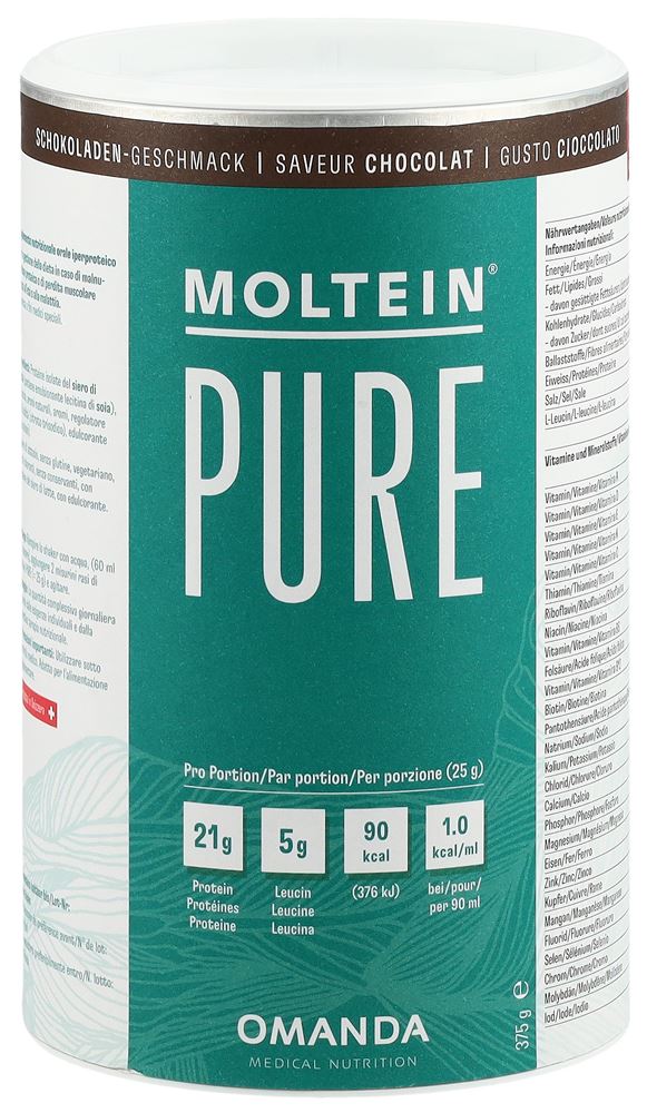 Moltein Pure Schokolade Ds 375 g