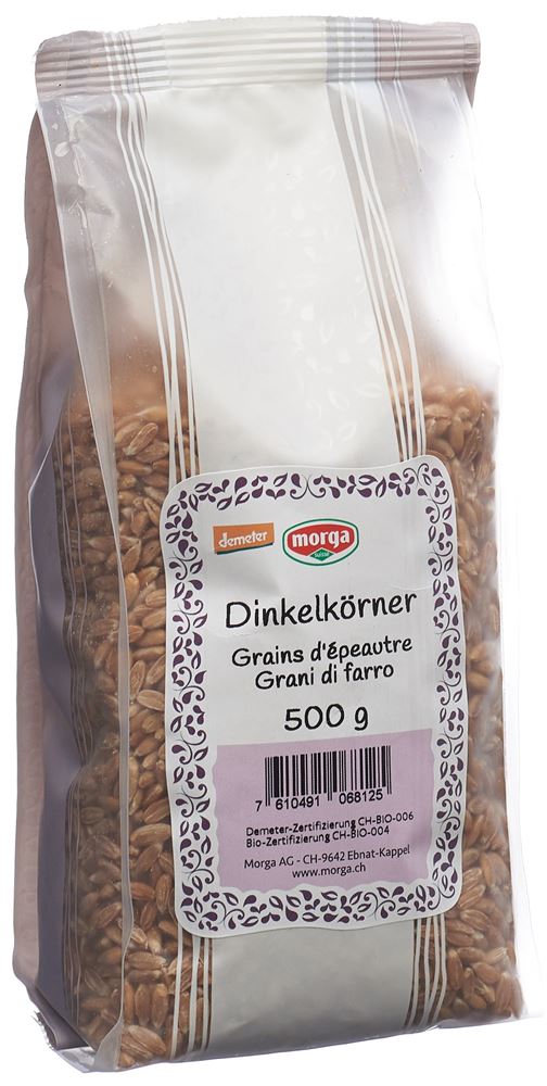 Holle Dinkelkörner Bio Demeter Beutel 500 G
