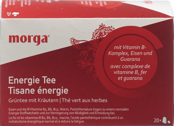 Morga Energie Tee mit Hülle Btl 20 Stk