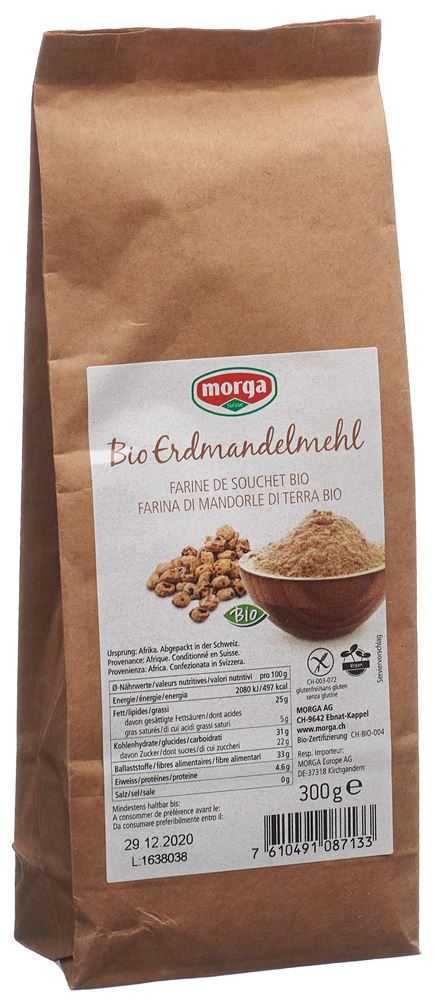 Morga Erdmandelmehl Bio Glutenfrei Beutel 300 G