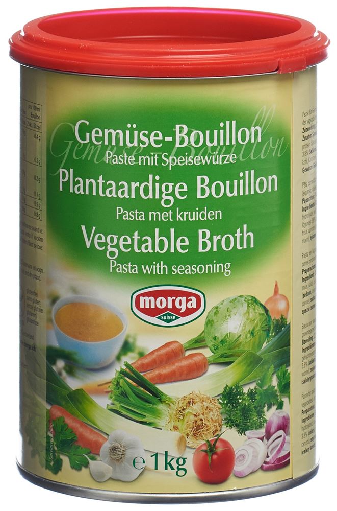 Morga Gemüse Bouillon Paste mit Speisewürze 1 kg