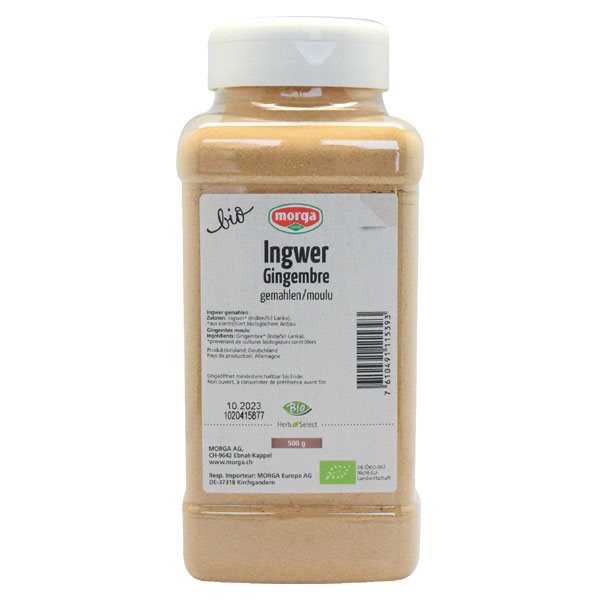 Morga Gewürz Ingwer gemahlen Bio Ds 500 g