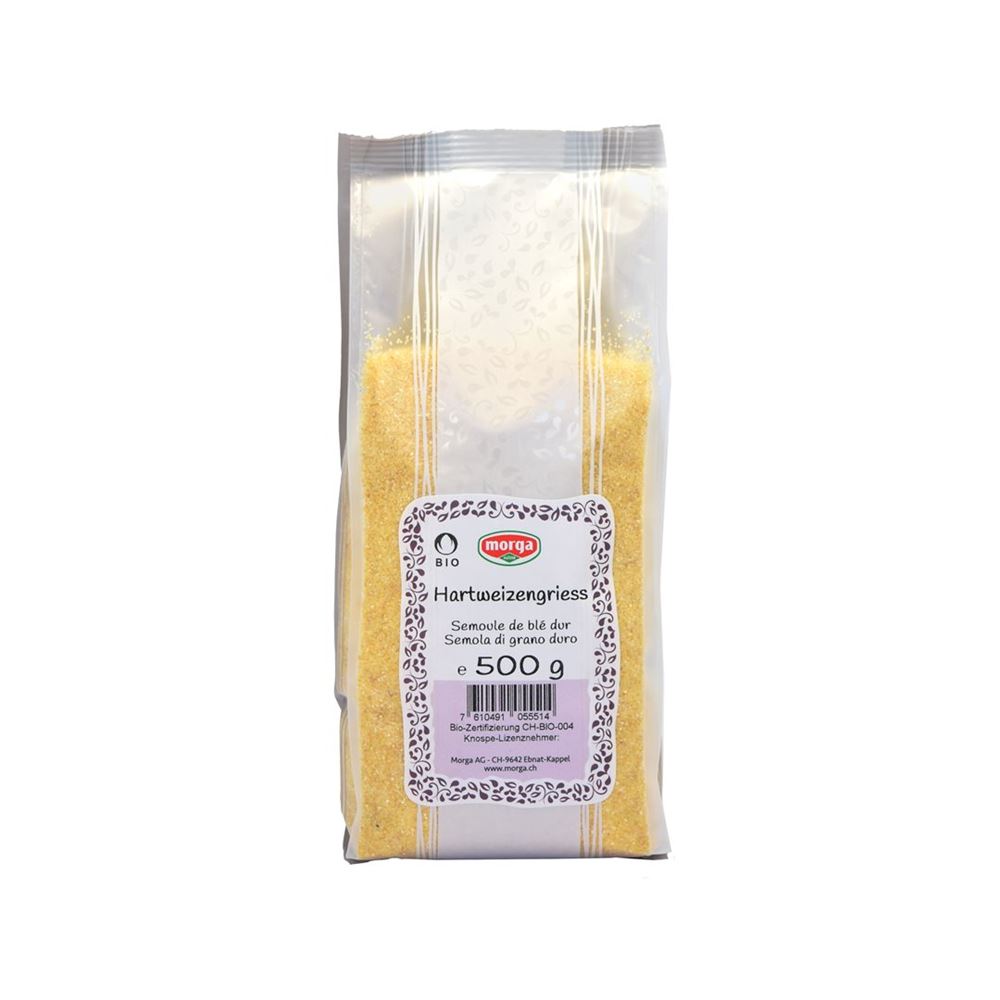 Holle Vollkorngriess Bio Knospe Beutel 500 G