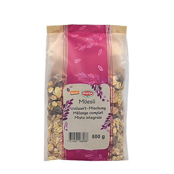 Morga Müsli Vollwert-Mischung Knospe Beutel 500 G