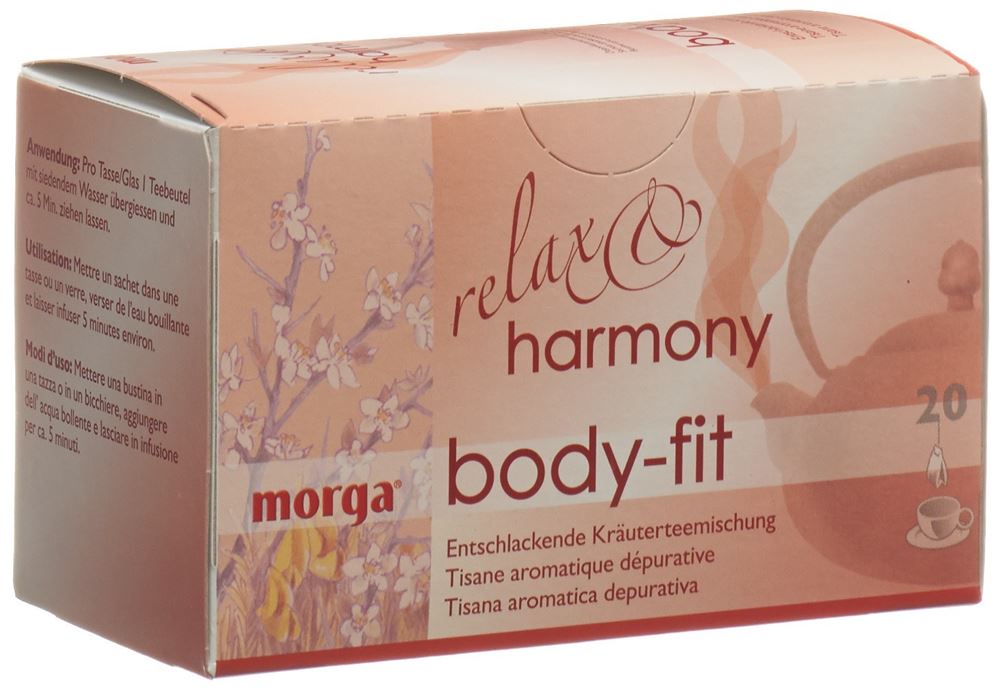 Morga Relax & Harmony Body-Fit Tee Beutel 20 Stück