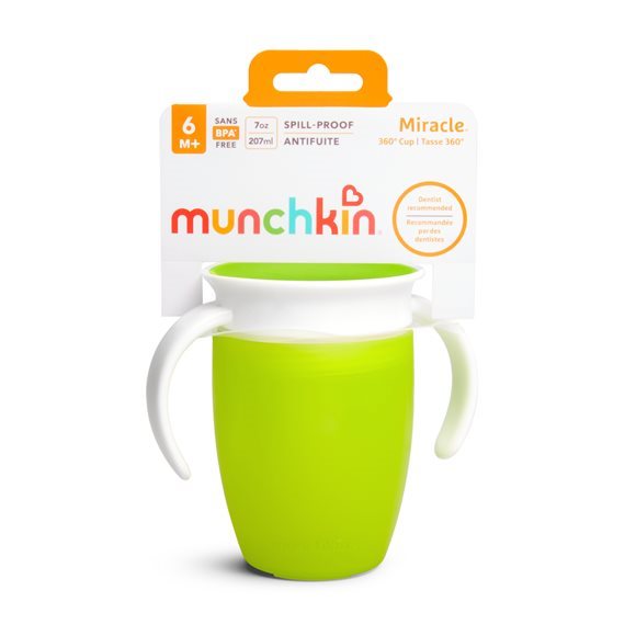 Munchkin Miracle 360° Trinkbecher 207ml 100% überlaufsicher 6M+