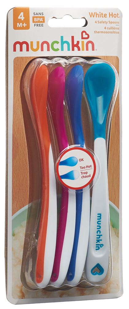 Munchkin Sicherheitslöffel White Hot 4 Stk