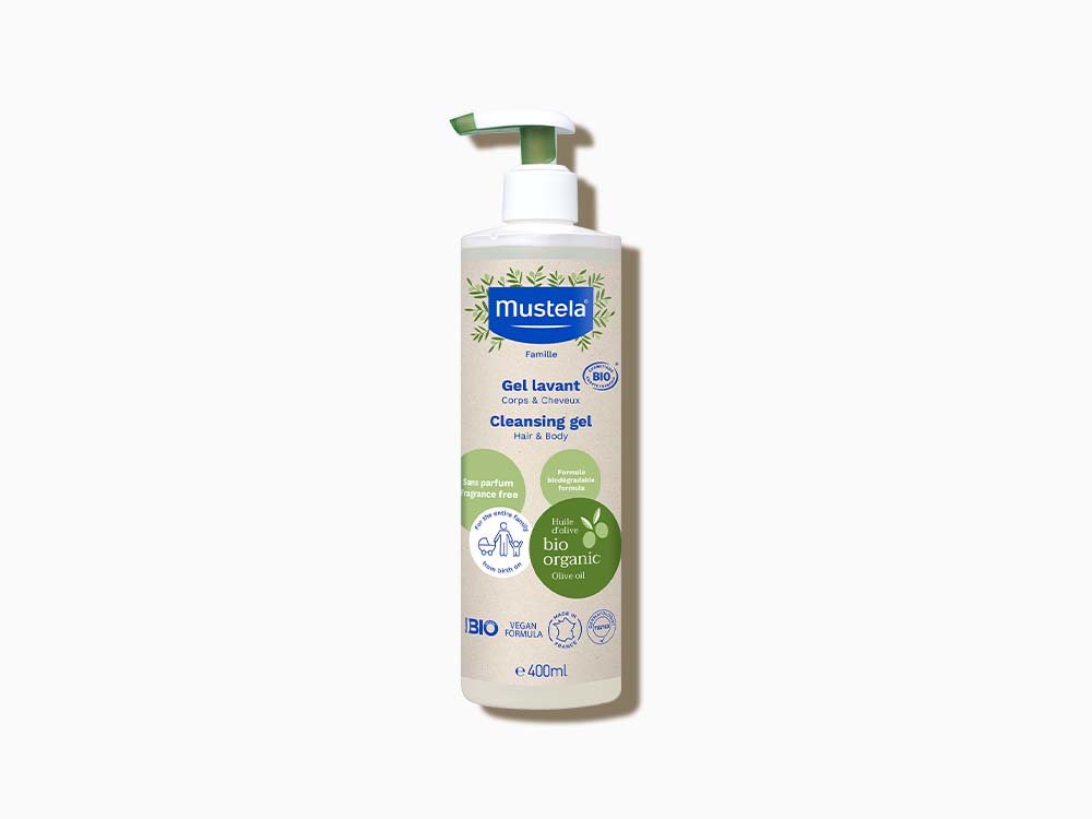 Mustela BIO Waschgel Haare und Körper Fl 400 ml
