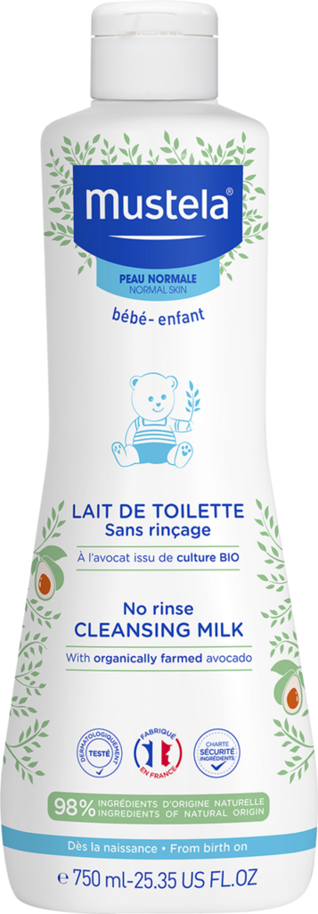 Mustela Reinigungsmilch normale Haut ohne Abspülen Fl 750 ml