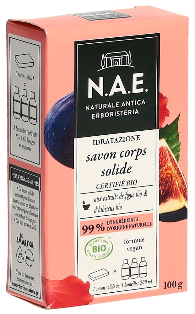 N.a.e. Solid Soap Bodybar hydratant Box 100 g