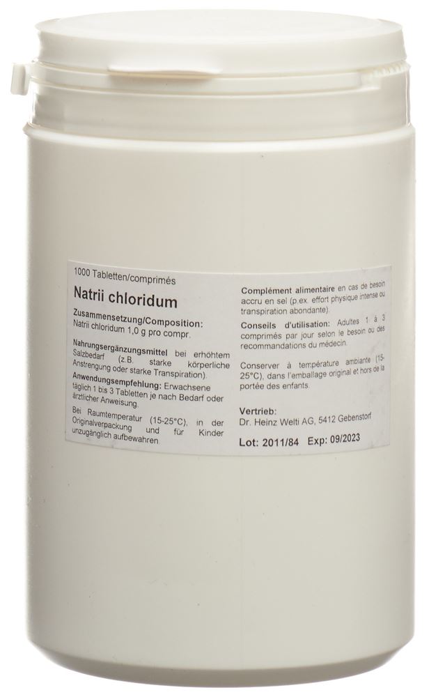 Nacl Welti Tabletten 1 G 1000 Stück