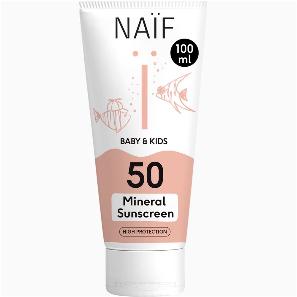 Naif Baby & Kids Mineral Sunscreen Spf50 100 ml