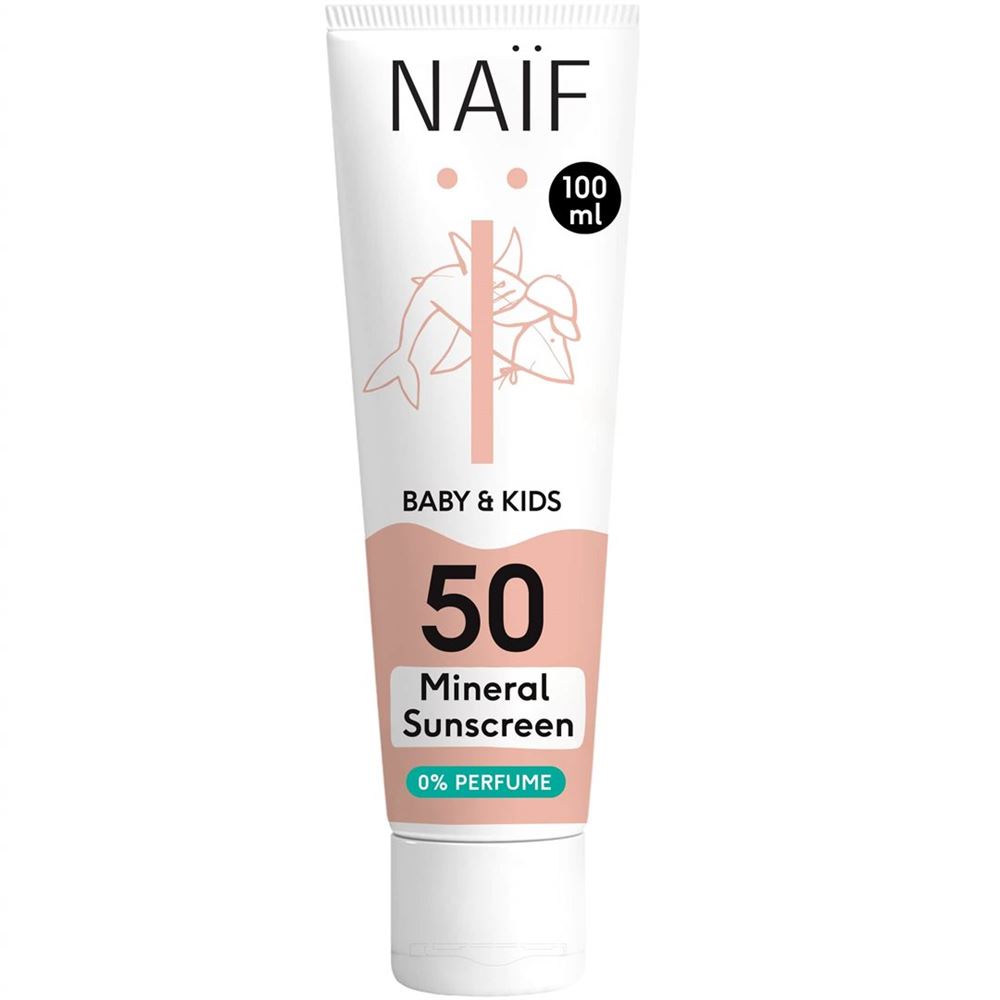 Naif Baby & Kids Suncream ohne Parfum Spf50 100 ml