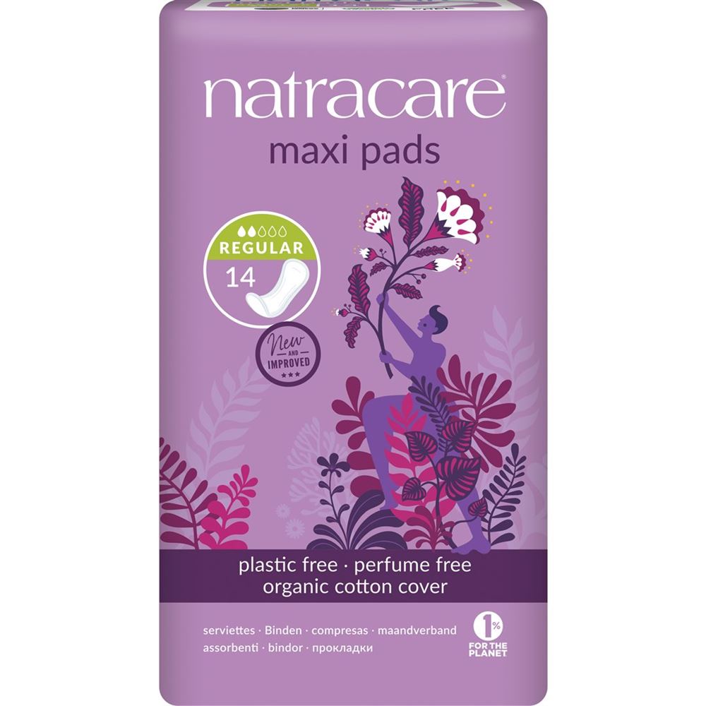 Natracare Damenbinden normal 14 Stk