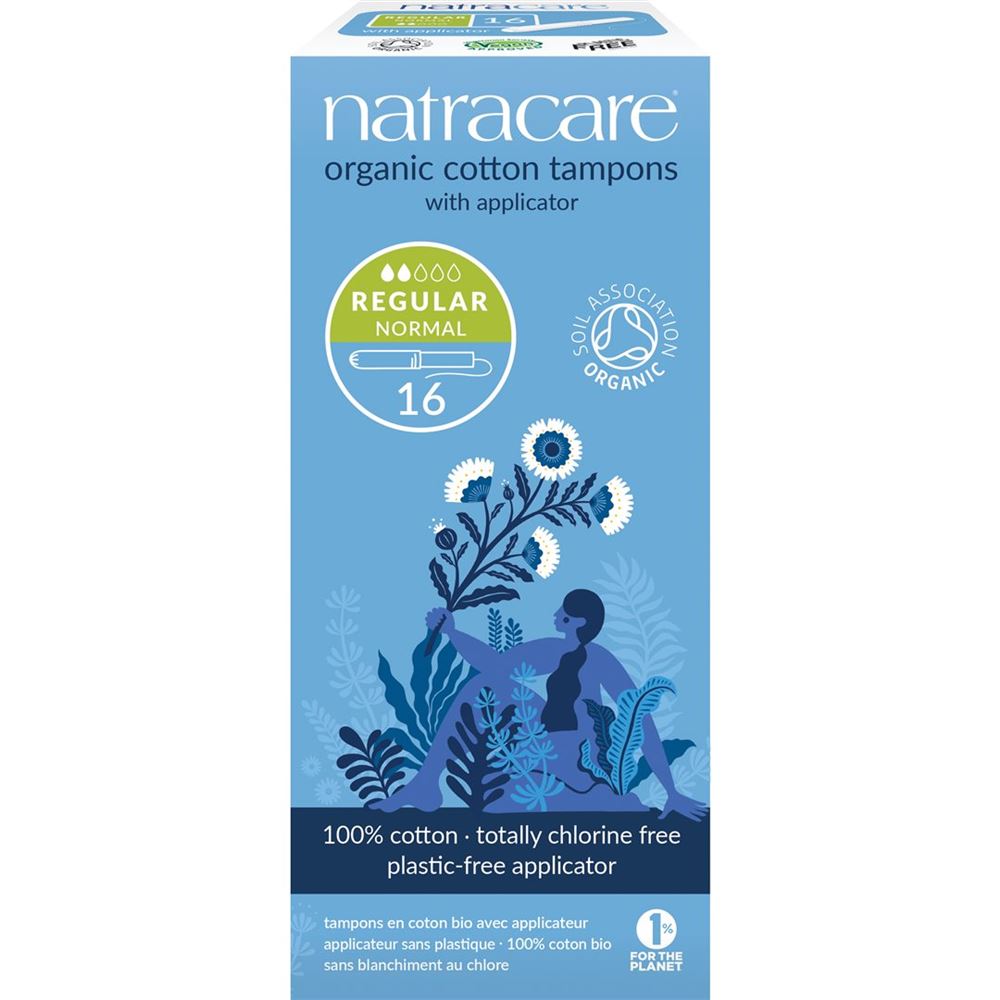 Natracare Tampons mit Applikator regular 16 Stk