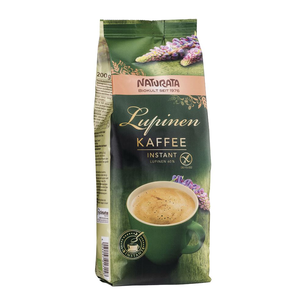 Naturata Lupinenkaffee Instant Nachfüllpackung Beutel 200 G