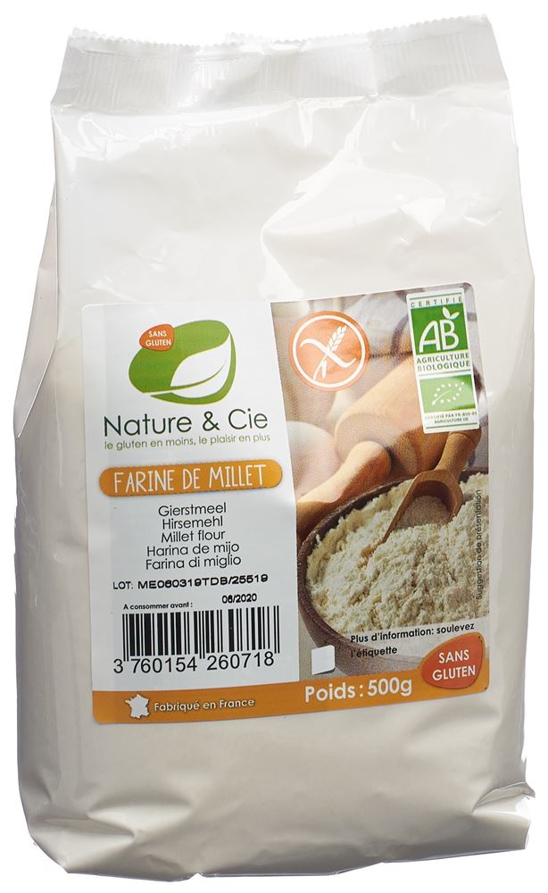 Nature & Cie Hirsemehl glutenfrei 500 g