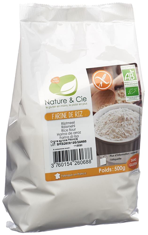 Nature & Cie Reismehl glutenfrei 500 g