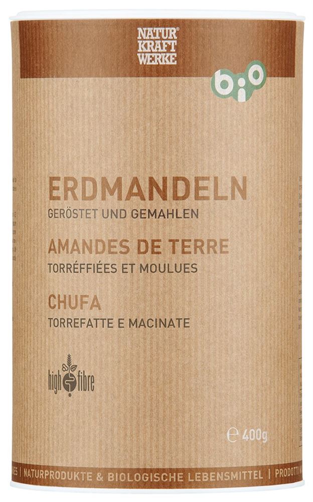 NaturKraftWerke Erdmandel geröstet und gemahlen Bio/kbA 400 g