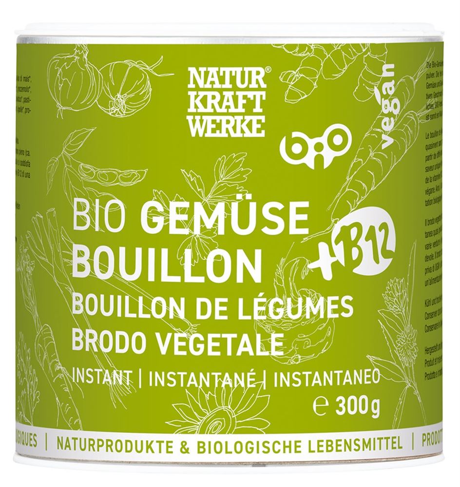 NaturKraftWerke Gemüsebouillon mit B12 Bio/kbA Ds 300 g