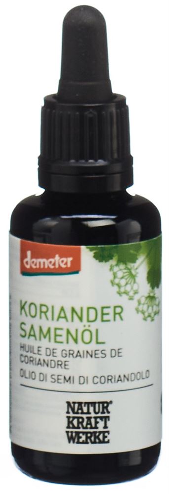 NaturKraftWerke Koriandersamenöl nativ Demeter 30 ml