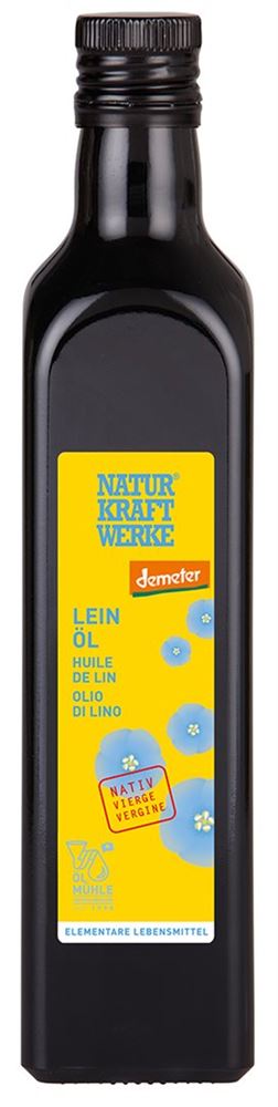 NaturKraftWerke Leinöl nativ Demeter 500 ml