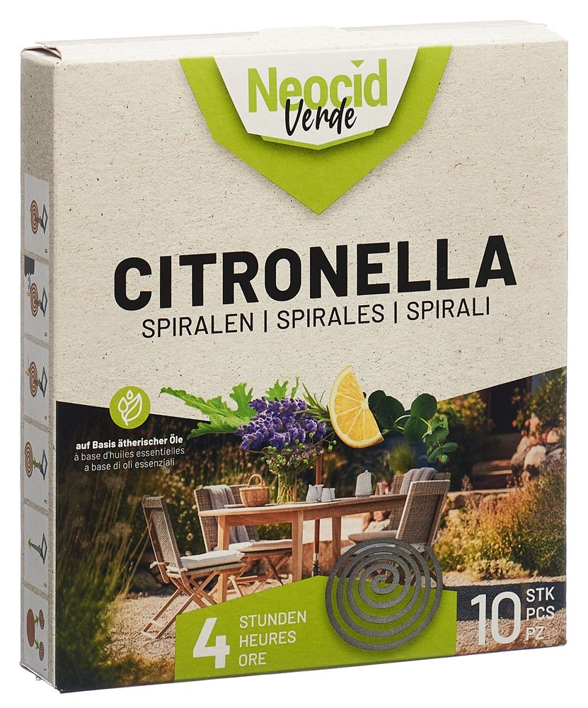 Neocid Verde Citronella Spiralen 10 Stk