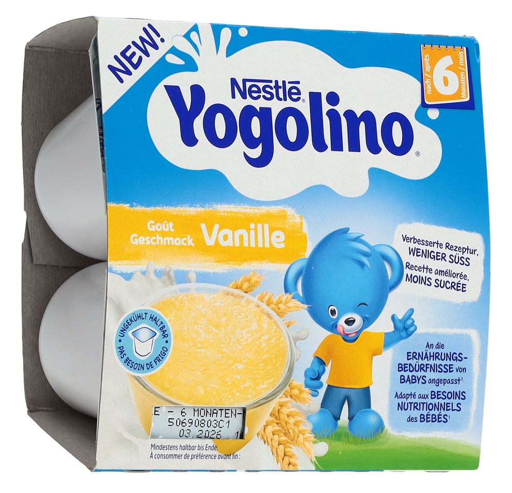 Nestlé Yogolino Vanille 6 Monate 4 x 100 g