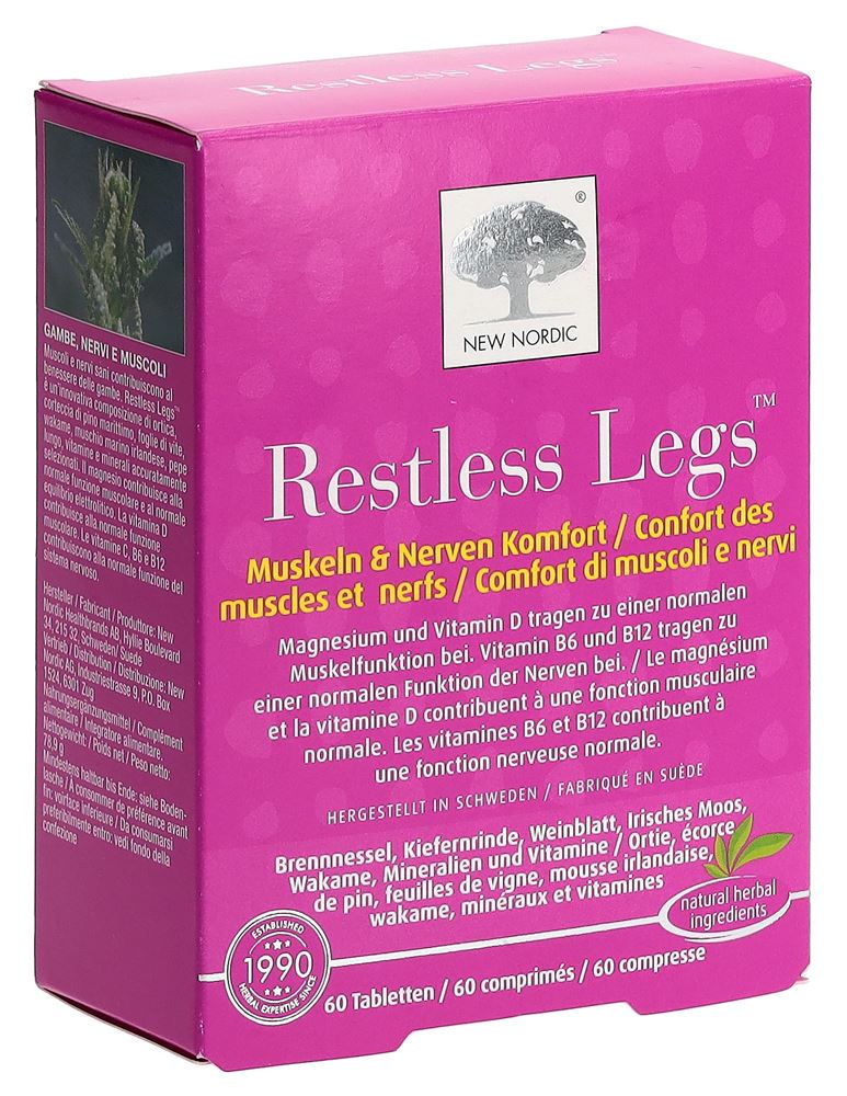 New Nordic Restless Legs Tabl 60 Stk