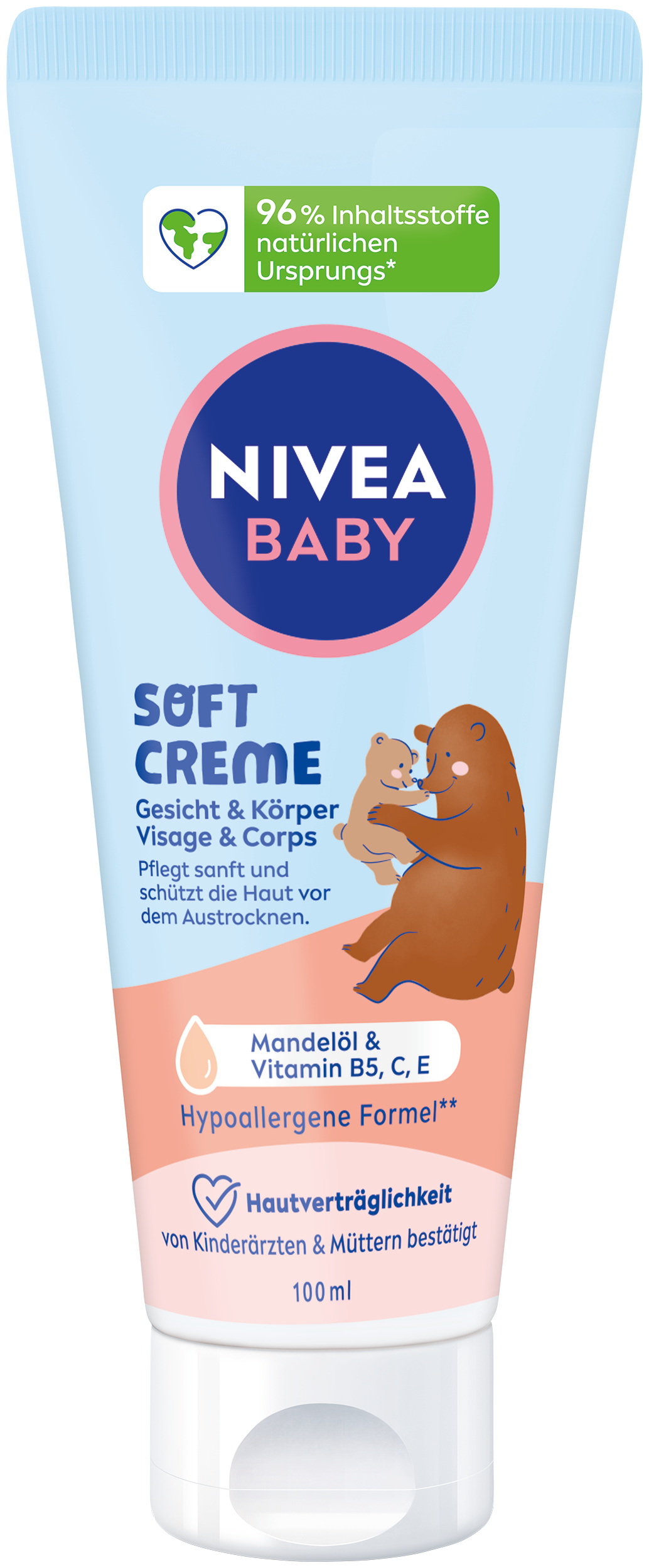Nivea Baby Creme Gesicht & Körper Soft Tb 100 ml