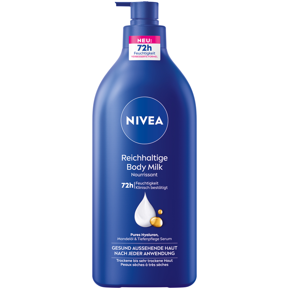 Nivea Body Milk reichhaltig Fl 625 ml