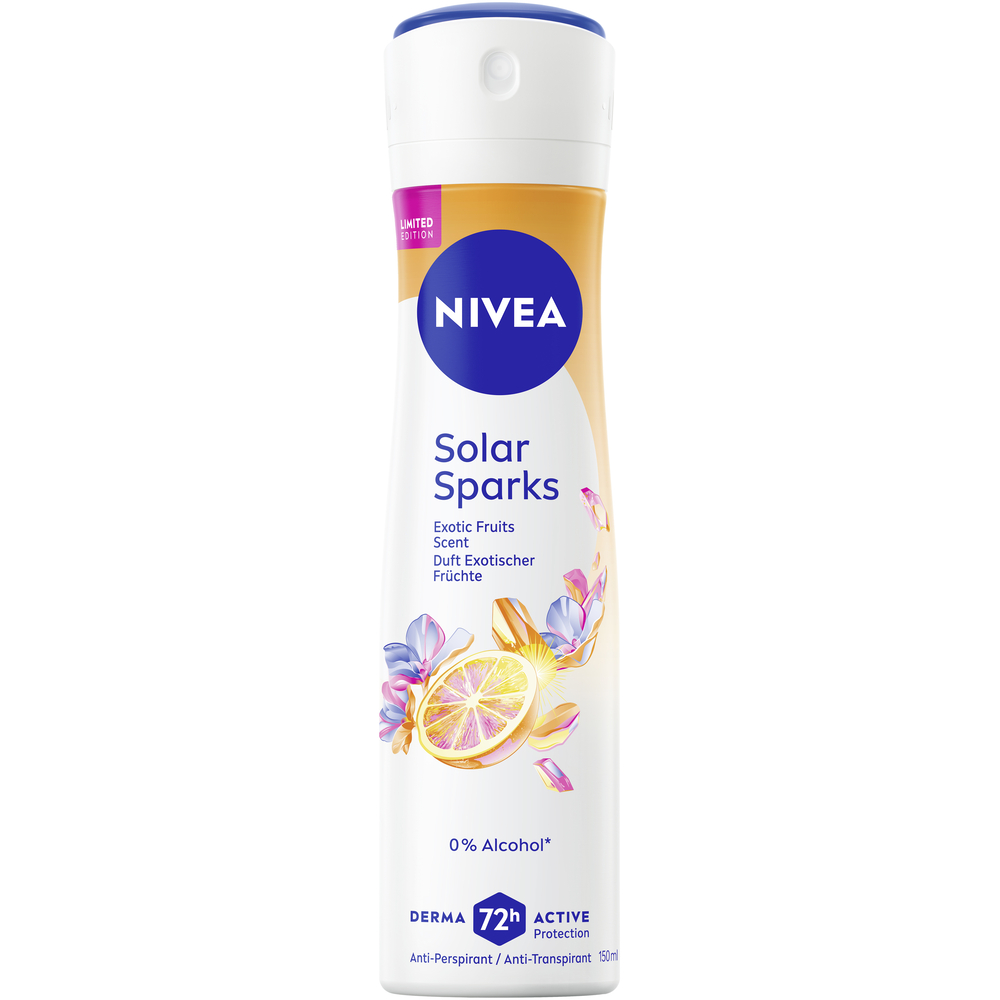 Nivea Deo Solar Sparks Female Aeros Spr 150 ml