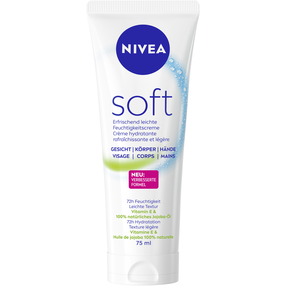 Nivea Feuchtigkeitscreme Soft erfrischend Tb 75 ml